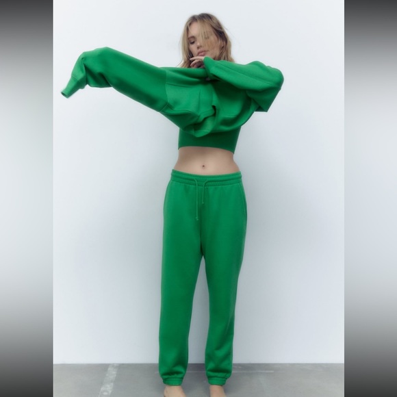 Zara Pants & Jumpsuits Zara Plush Jogging Pants Poshmark